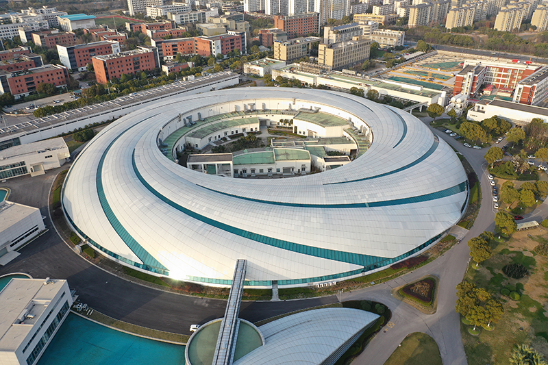 2019年3月12日，航拍上海光源項(xiàng)目。